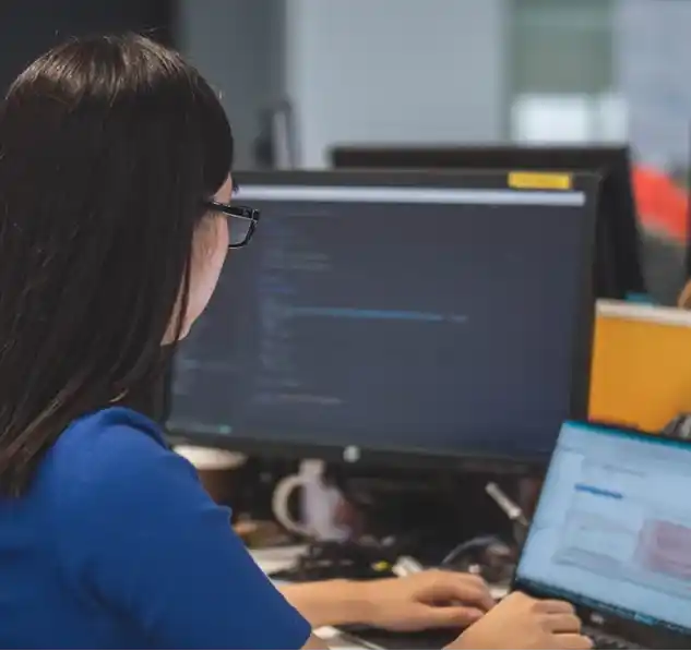 Girl Developers Working