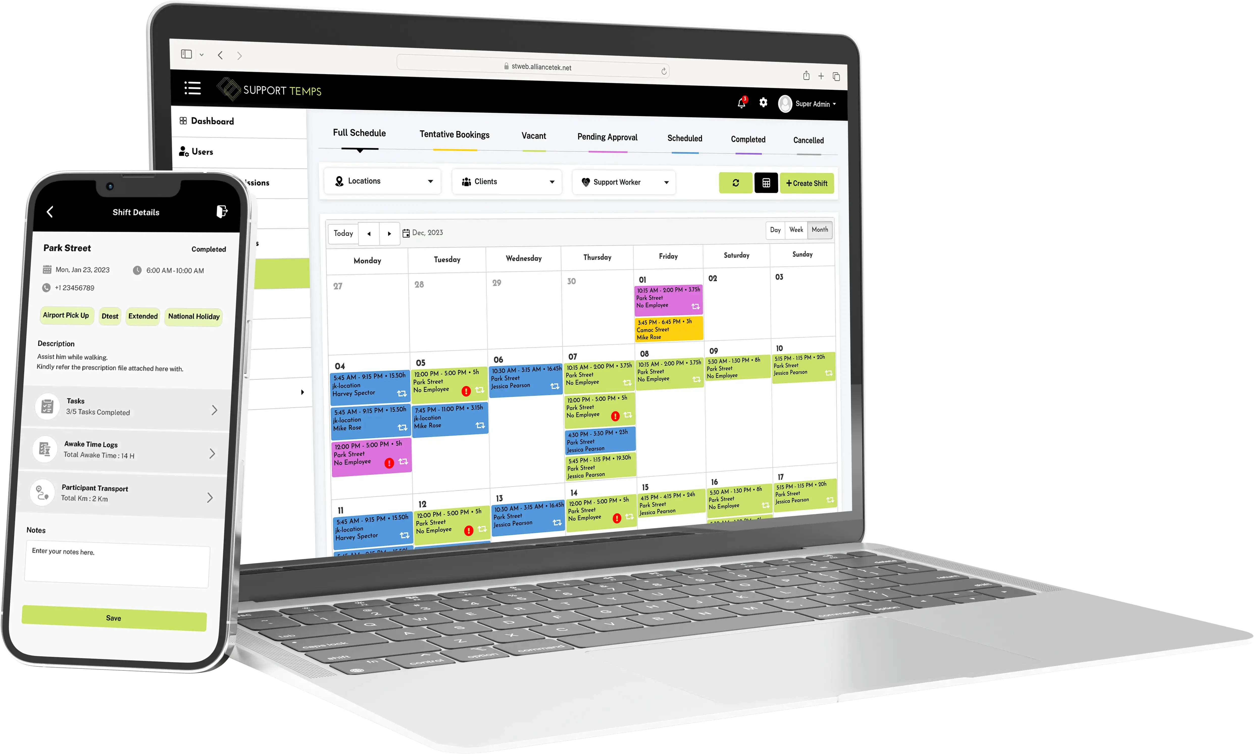 Staffing Shift Management Solution | Hero