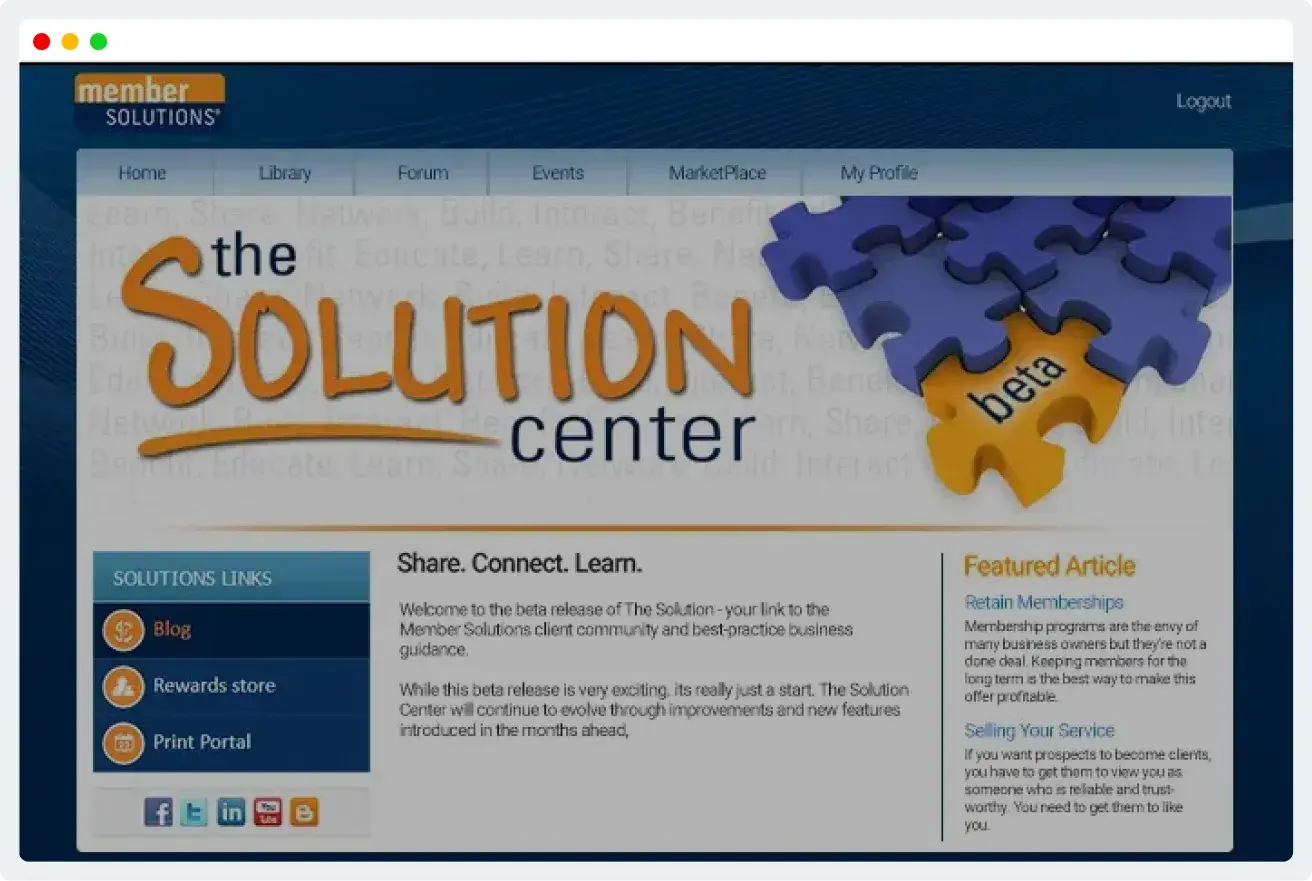 Membership Management Solution