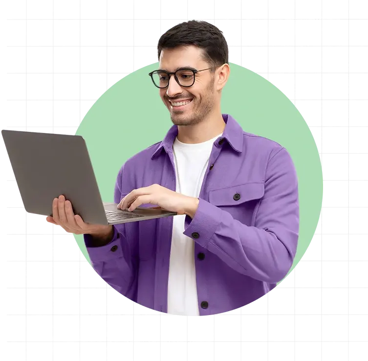 Men With Laptop